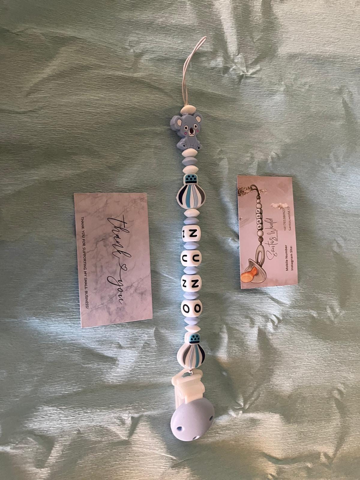 Personalisierte Schnullerkette Zu Verkaufen von Etsy - Santosworld17
