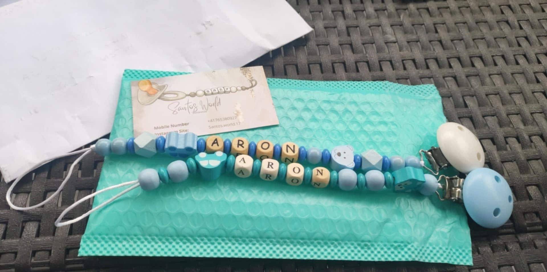 Personalisierte Schnullerkette Zu Verkaufen von Etsy - Santosworld17