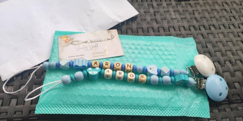 Personalisierte Schnullerkette Zu Verkaufen von Etsy - Santosworld17
