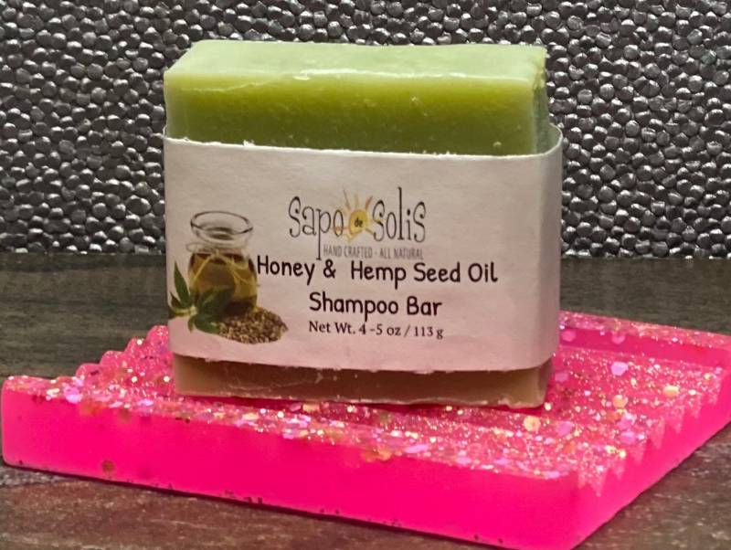 Honig & Hanf Shampoo Bar von Etsy - SapodeSolis