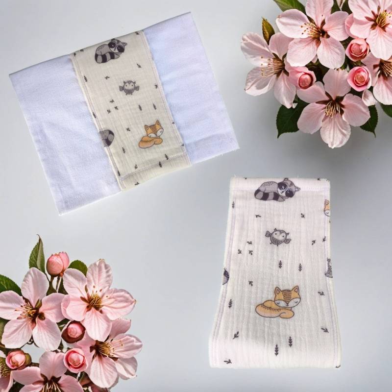 Spucktuch Waldtiere - Spuckwindel- Geschenk Babys Eltern Geburt Babyshower von Etsy - SarahsKreativDesign