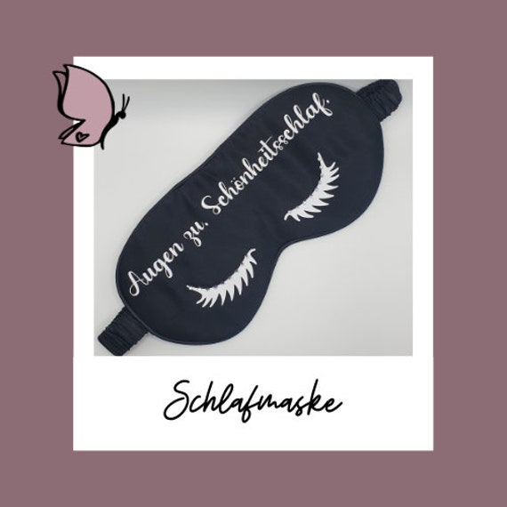 Schlafmaske "Schönheitsschlaf" von Etsy - Sarisarou