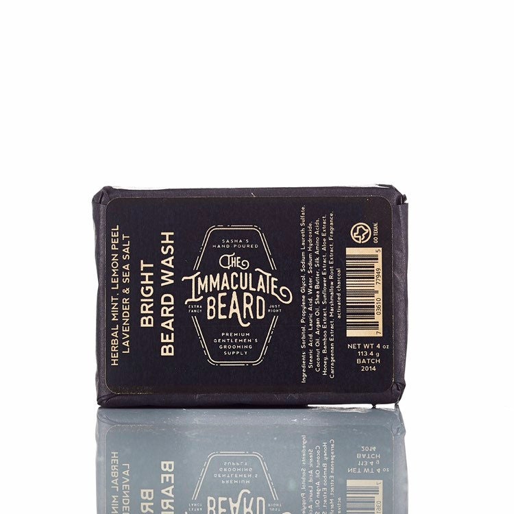 Handmade Beard Wash Shampoo Bar Mit Einem Duft Nach Minze, Zitrone Und Lavendel von Etsy - SashasHandPoured
