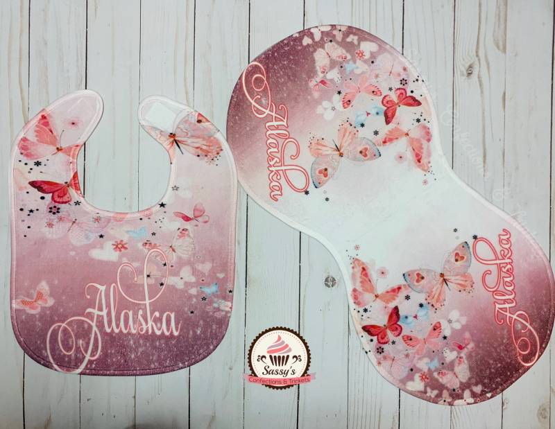 Schmetterlingstuch | Baby-Ätzchen Set von Etsy - SassysConfections