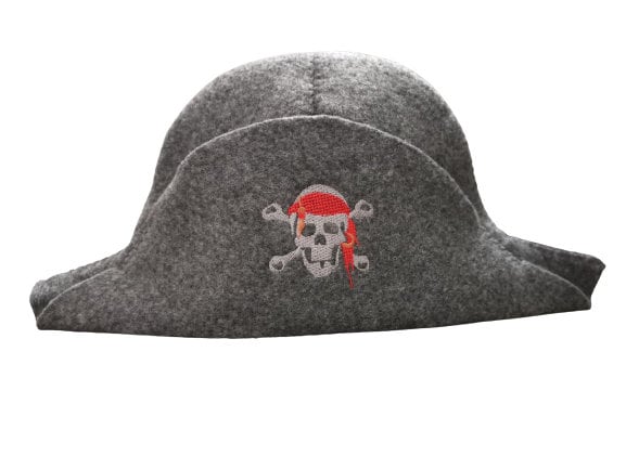 Saunahut - Pirate Saunahut - Pirate von Etsy - Saunabee
