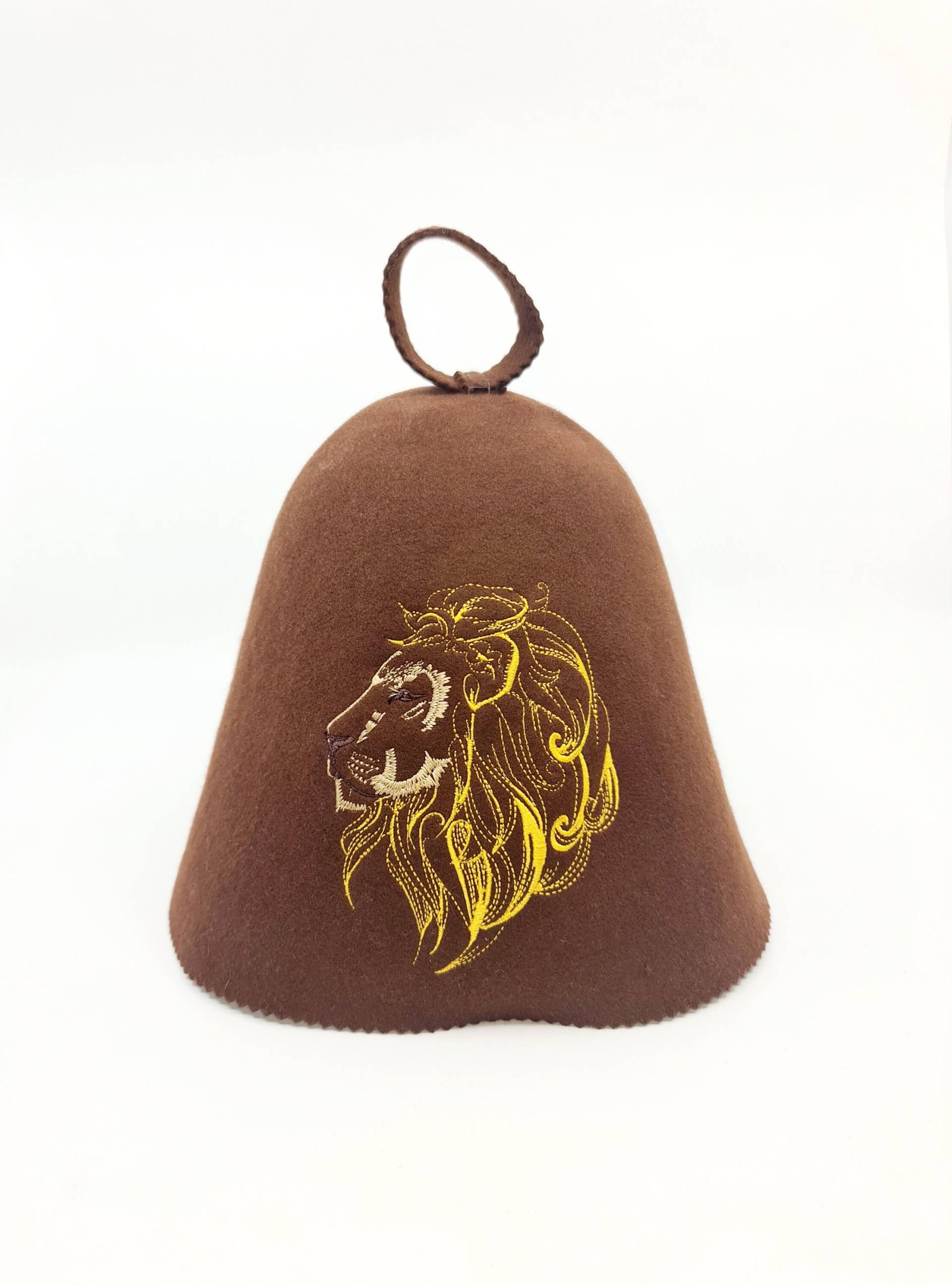 Saunahut Löwe Saunahut Löwe von Etsy - Saunaworld