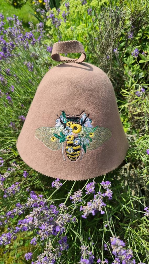 Saunahut Mit Biene Saunahut Mit Biene von Etsy - Saunaworld