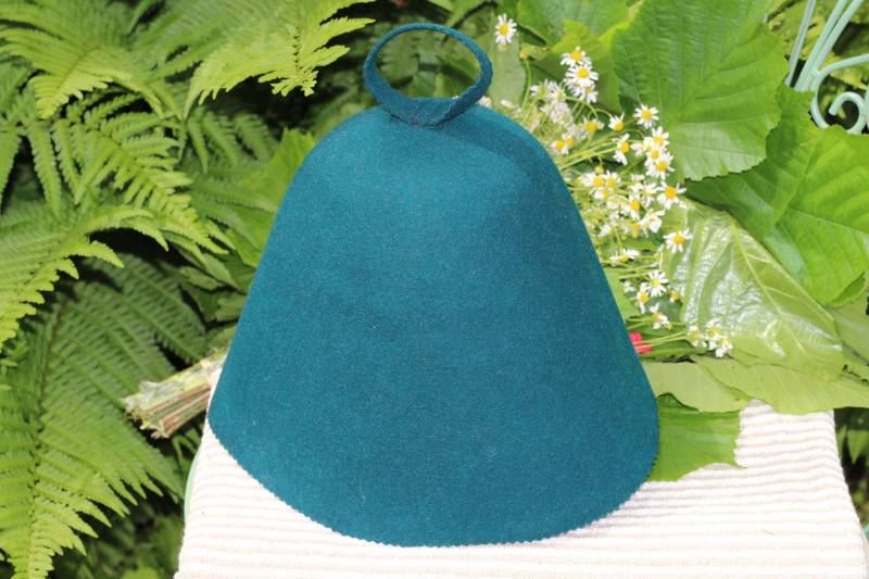 Saunahut Petrol Grün Gefilzter Hut Für Sauna Banya Saunahut Petrol Grün Gefilzter Hut Für Sauna Banya von Etsy - Saunaworld