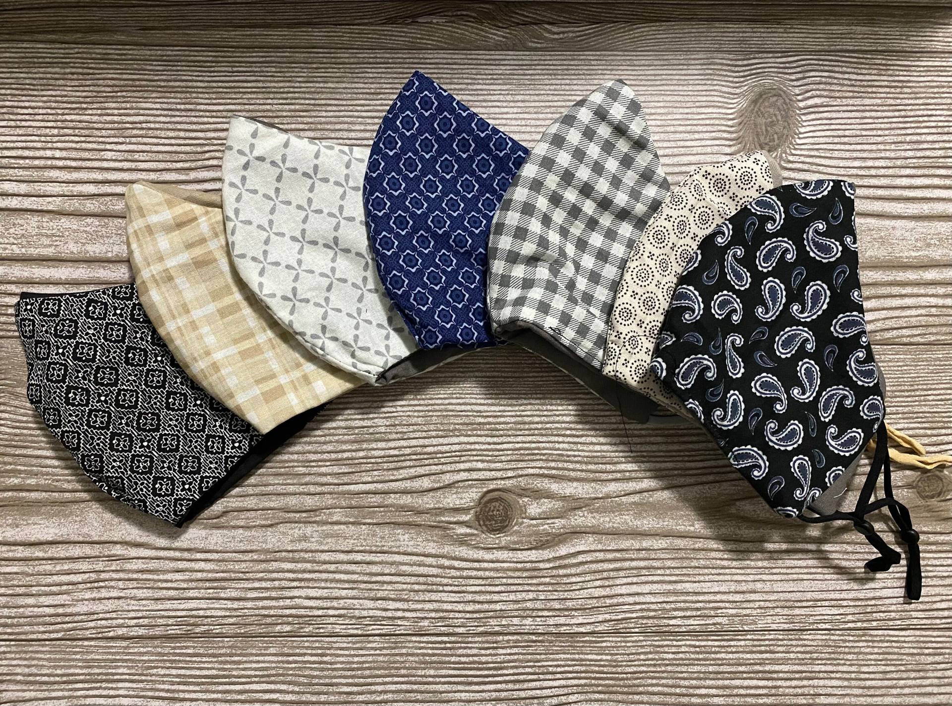 Erwachsenen Gesichtsmaske Triple Layer Reversible Erwachsenen Gesichtsmaske Triple Layer Reversible von Etsy - SavesU9