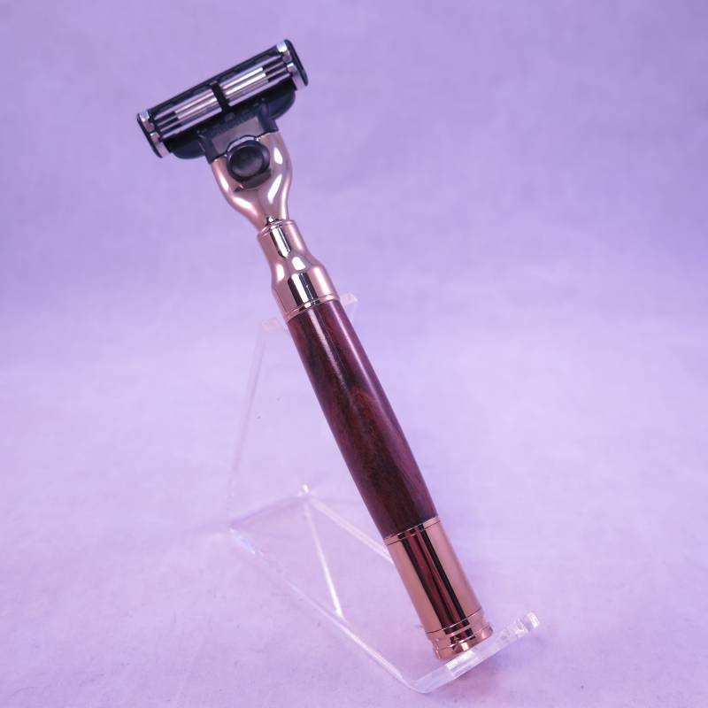 Marblecake Walnuss 30 Calibre Mach 3 Rasiermesser von Etsy - SawDustinCreations