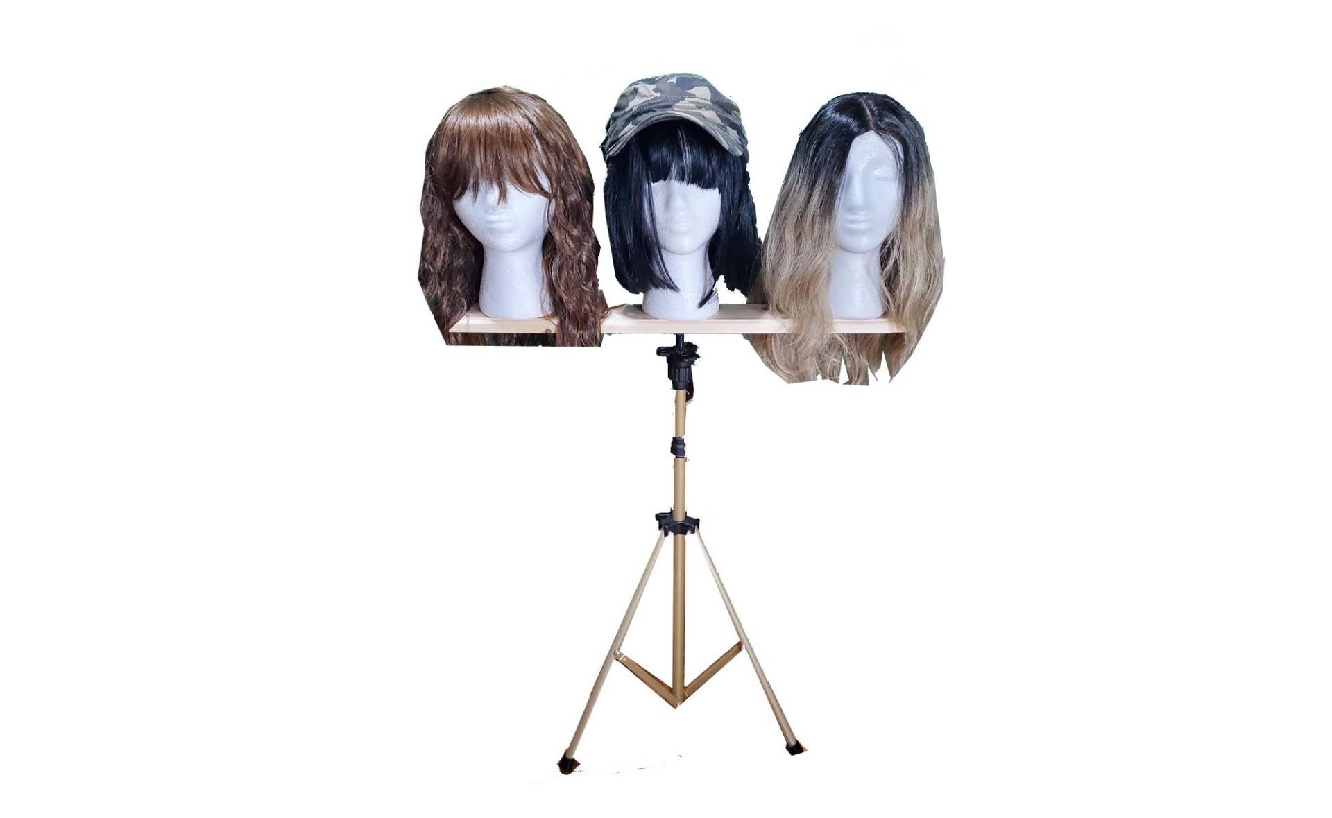 Perückenregal | Erweitern Sie Ihr Eigenes Stativ Sehr Tragbares 3Er Perücken Display Perückenregal | Erweitern Sie Ihr Eigenes Stativ Sehr Tragbares 3Er Perücken Display von Etsy - SawMaw