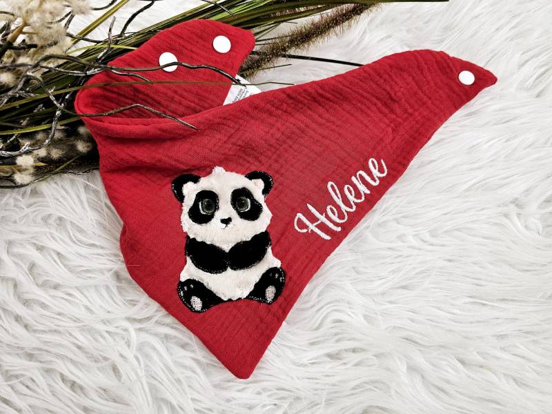 Halstuch Mit Kuscheligem Panda - Erhältlich in Vielen Farben & Zwei Größen von Etsy - ScaBaDesignArts