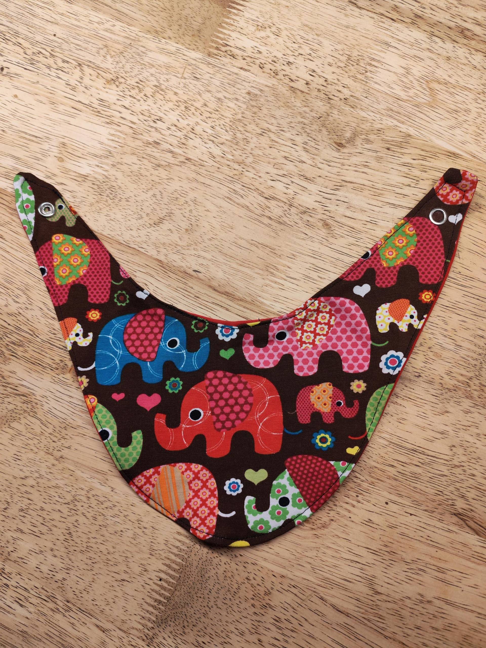 Dreieckstuch Mit Elefantenmuster Dreieckstuch Mit Elefantenmuster von Etsy - Schatzkisteohlala