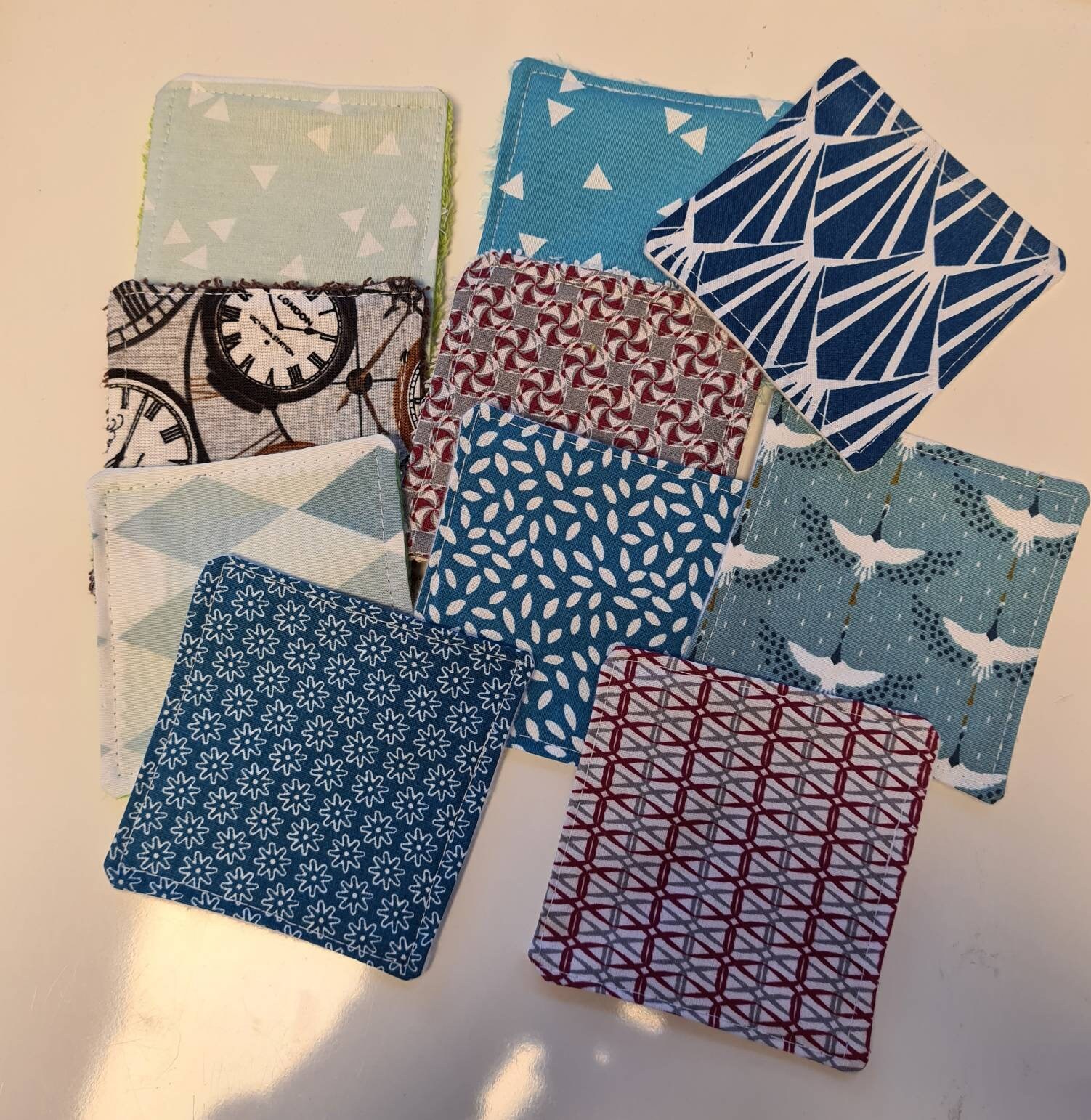 Nachhaltige Kosmetikpads | 6Er Set, Selbstgenäht, Individuell, Waschbar von Etsy - SchmuckkaestchenMM
