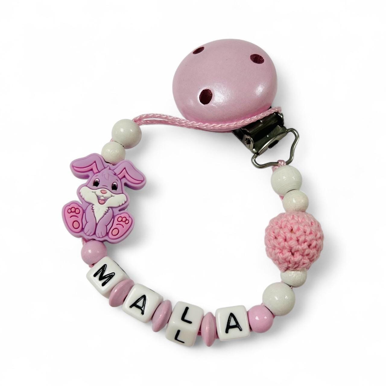 Schnullerkette Mit Name Personalisiert Weiß Rosa Lila Baby Mädchen Junge Geschenk Geburt Taufe Babyparty Hase Tier Schnullerkette Mit Name Personalisiert Weiß Rosa Lila Baby Mädchen Junge Geschenk Geburt Taufe Babyparty Hase Tier von Etsy - SchmucktraumBoutique