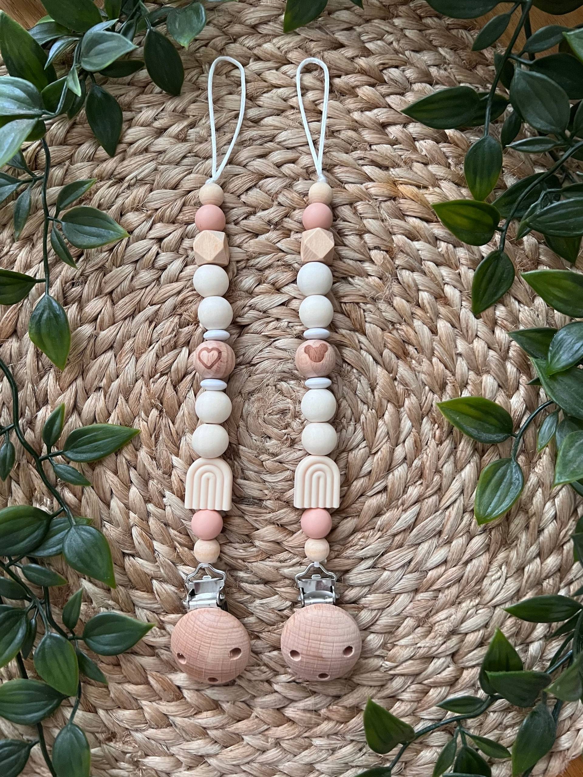 Schlichte Schnullerkette von Etsy - SchnullerWunderShop