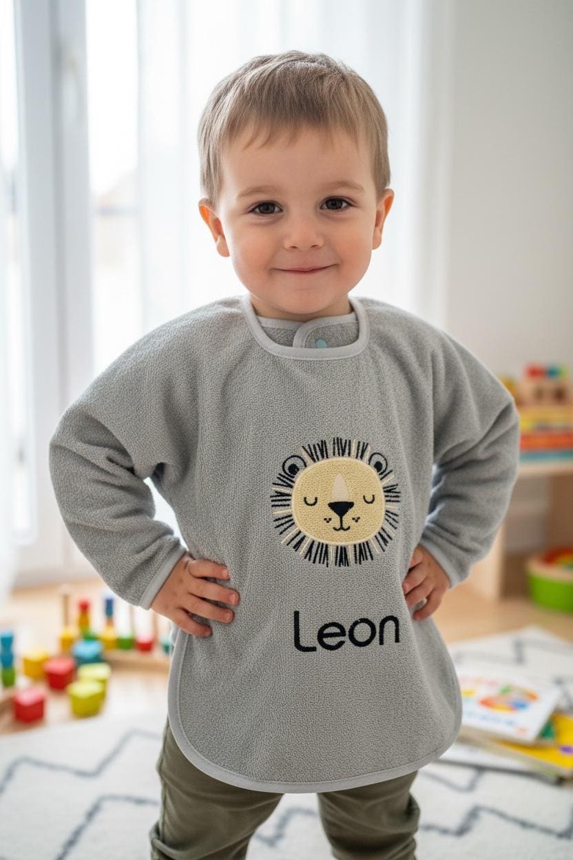 Ärmellatz Mit Name, Steingrau, Sterntaler Leo Löwe, Geschenk Zum 1. Geburtstag, Baby von Etsy - Schnullergeschenke