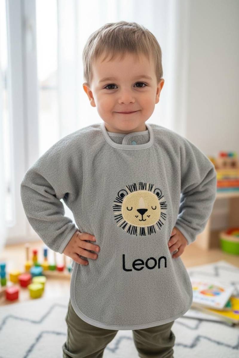 Ärmellatz Mit Name, Steingrau, Sterntaler Leo Löwe, Geschenk Zum 1. Geburtstag, Baby von Etsy - Schnullergeschenke