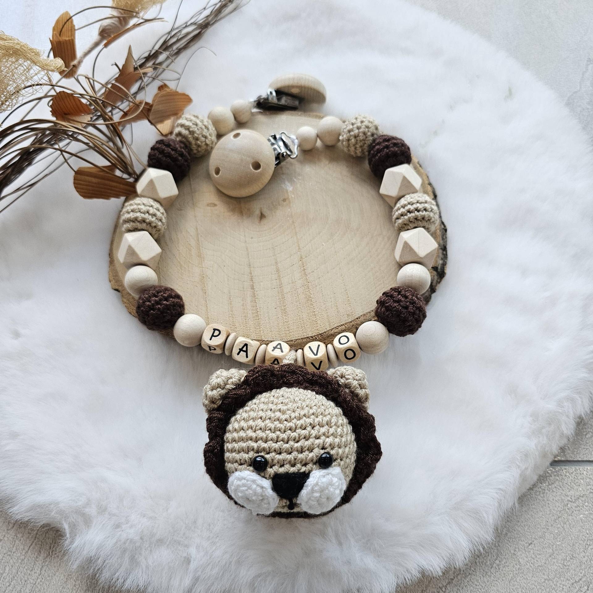 Kinderwagenkette Löwe, Personalisiert Kinderwagenkette Löwe, Personalisiert von Etsy - SchnullerkettenHaSi