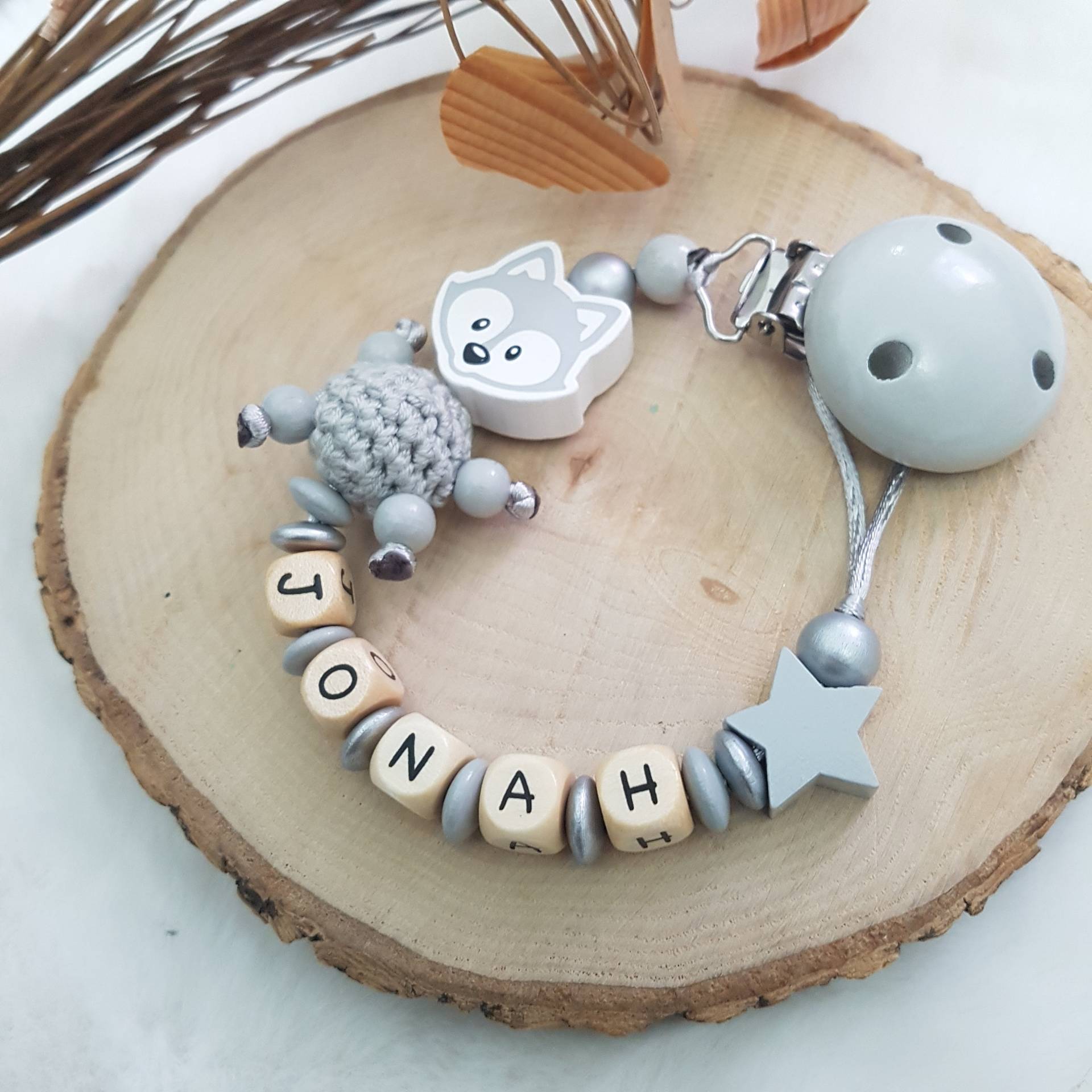 Schnullerkette Fuchs Personalisiert, Schnullerkette Junge, Babygeschenke Zur Geburt Schnullerkette Fuchs Personalisiert, Schnullerkette Junge, Babygeschenke Zur Geburt von Etsy - SchnullerkettenHaSi