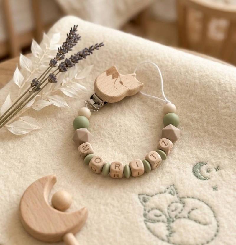 Schnullerkette Mit Namen | Fuchs |Personalisierte Geschenk Zur Geburt Taufe Schnullerkette Mit Namen | Fuchs |Personalisierte Geschenk Zur Geburt Taufe von Etsy - SchnullerkettenMira