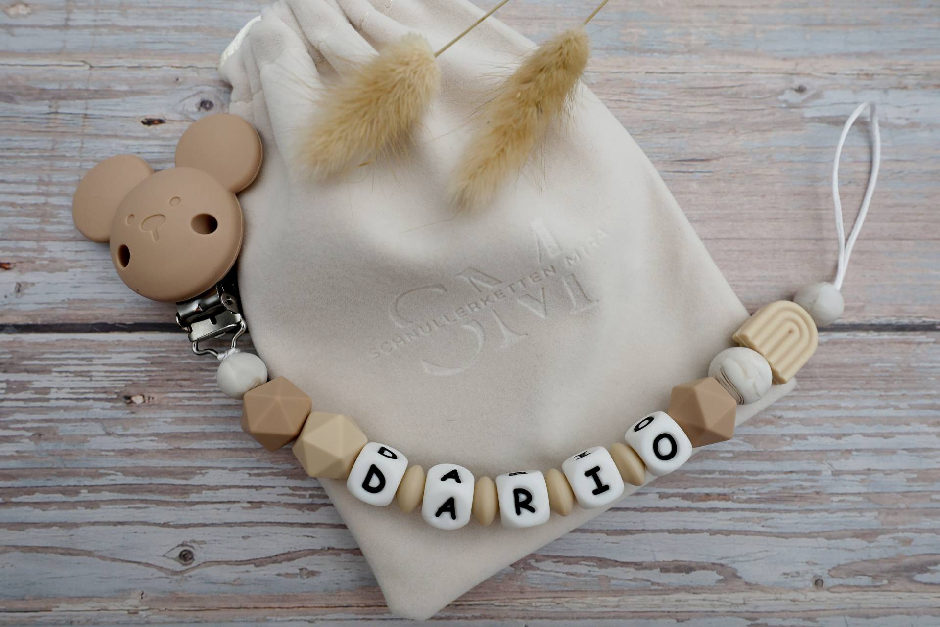 Silikon Schnullerkette Mit Namen Jungen Silikon Schnullerkette Mit Namen Jungen von Etsy - SchnullerkettenMira