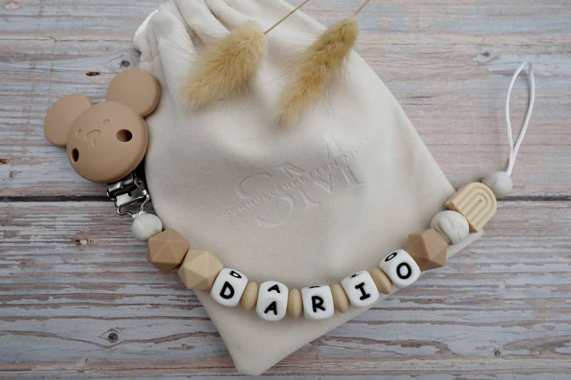 Silikon Schnullerkette Mit Namen Jungen Silikon Schnullerkette Mit Namen Jungen von Etsy - SchnullerkettenMira