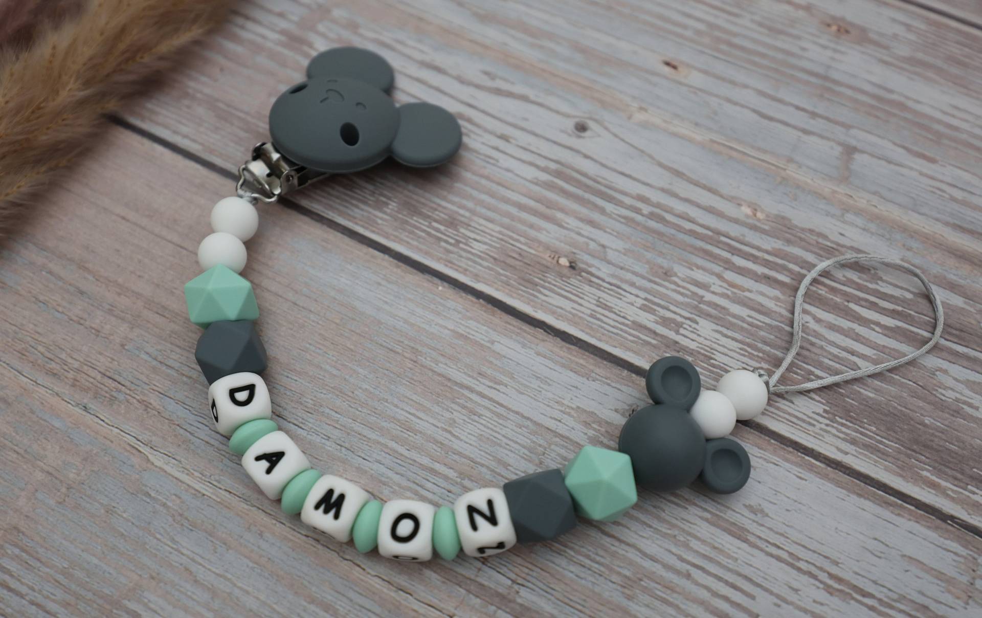 Silikon Schnullerkette Mit Namen Silikon Schnullerkette Mit Namen von Etsy - SchnullerkettenMira