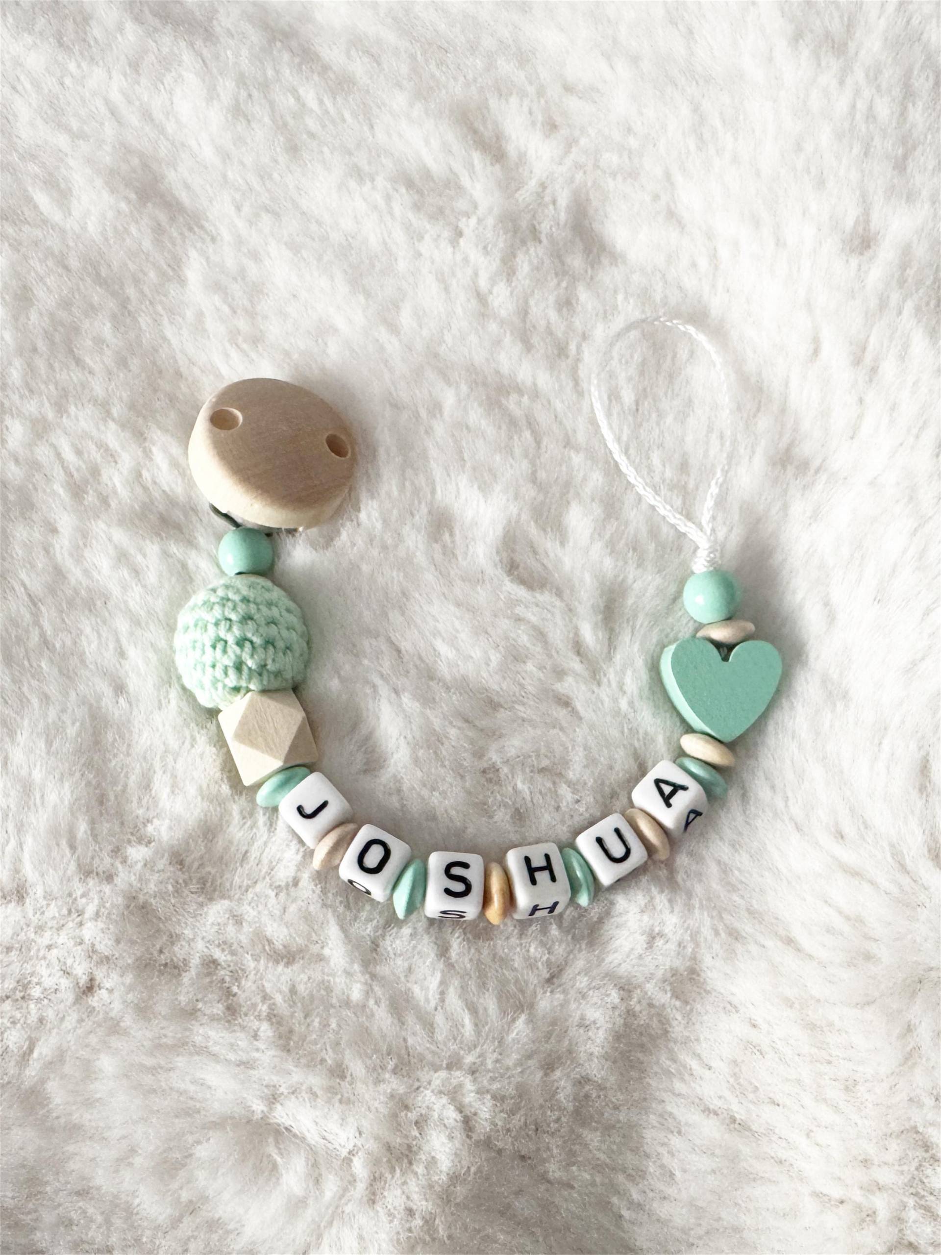 Schnullerkette Personalisiert Mit Namen Herz von Etsy - Schnullerkettendream