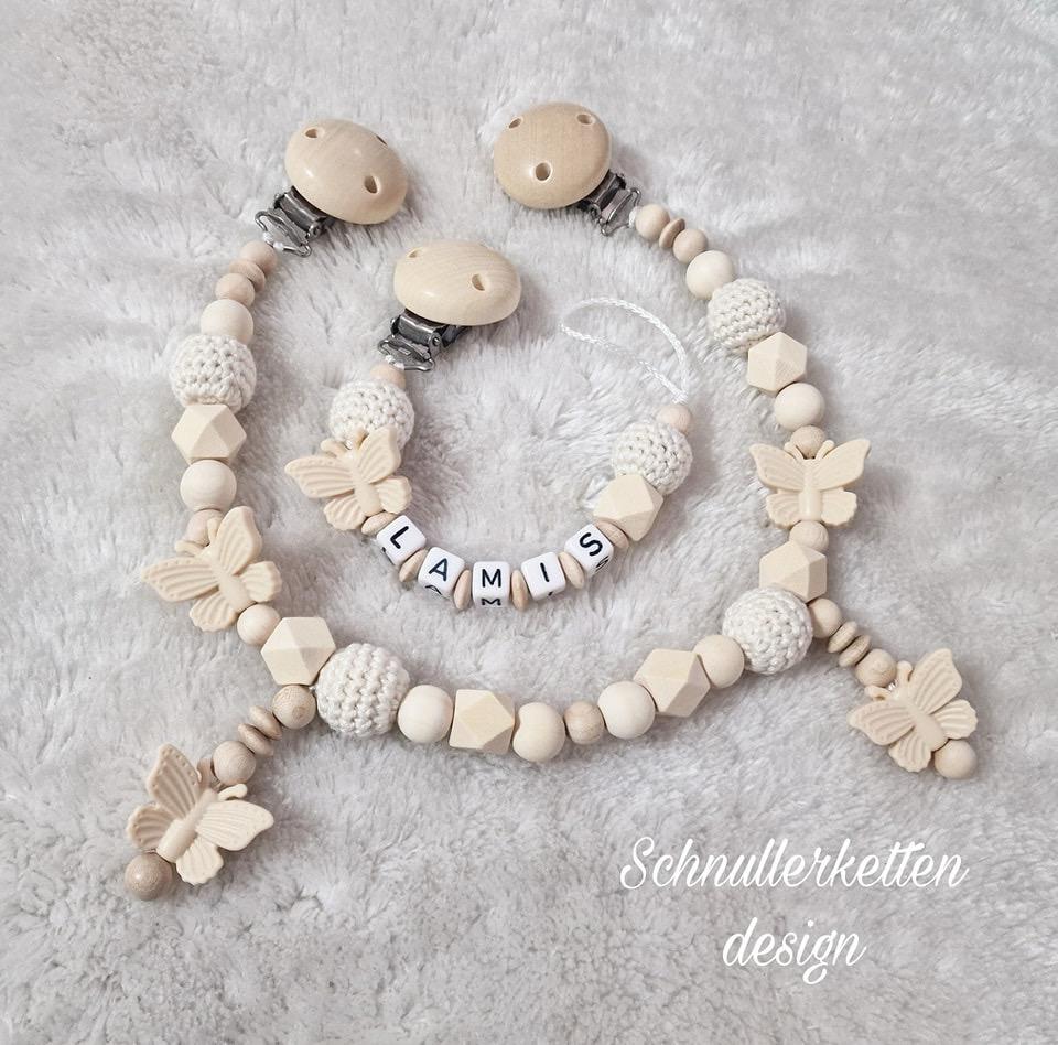 Schnullerkette Personalisiert Set Schnullerkette Personalisiert Set von Etsy - Schnullerkettendream