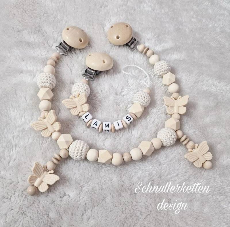 Schnullerkette Personalisiert Set Schnullerkette Personalisiert Set von Etsy - Schnullerkettendream