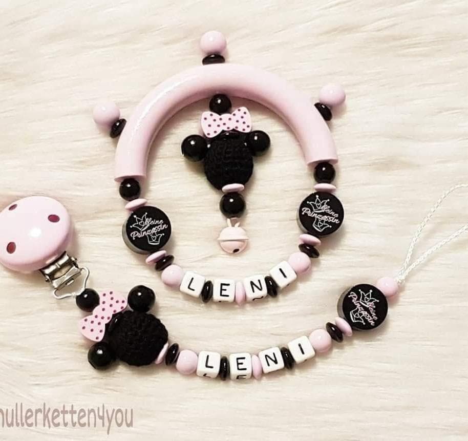 Schnullerkette & Greifring Personalisiert Mit Namen von Etsy - Schnullerkettendream