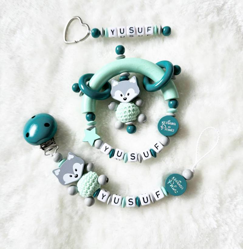 Schnullerketten Set Personalisiert von Etsy - Schnullerkettendream