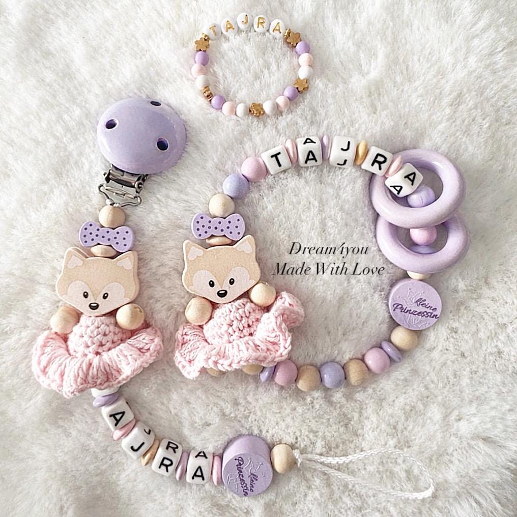 Schnullerketten Set Personalisiert Schnullerketten Set Personalisiert von Etsy - Schnullerkettendream