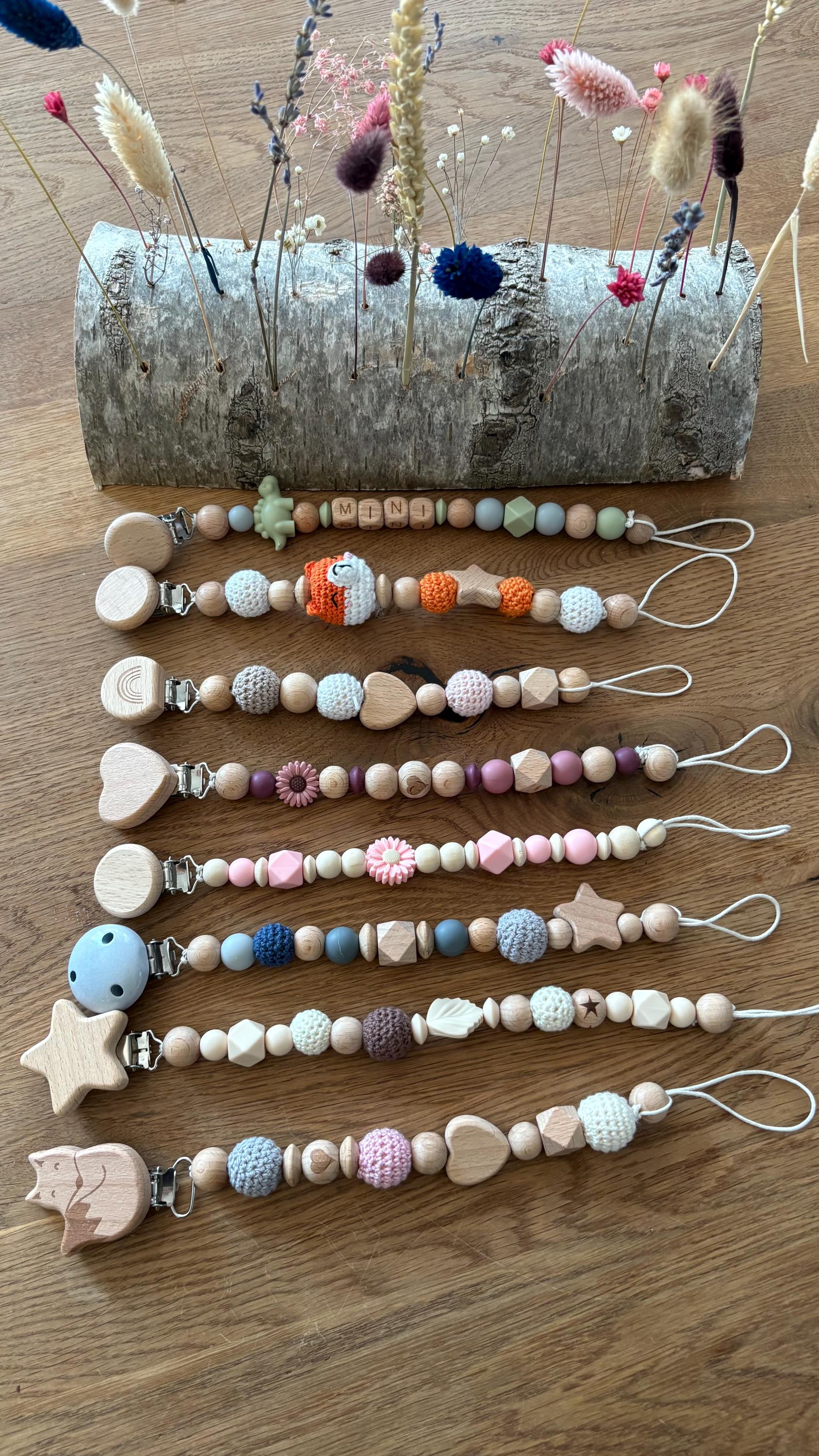 Schnullerkette von Etsy - Schnullerwagenketten