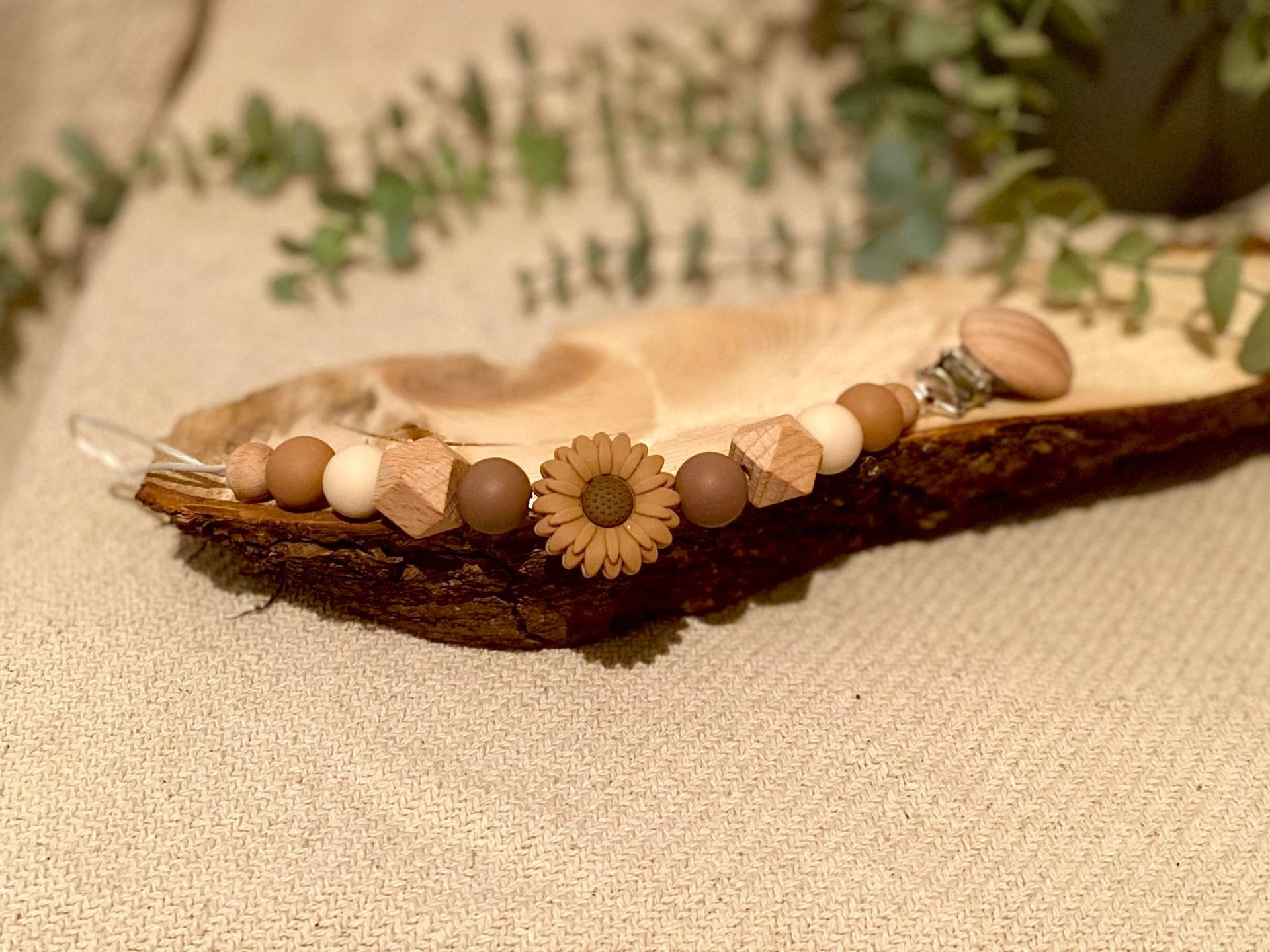 Schnullerkette Mit Blume Schnullerkette Mit Blume von Etsy - Schnullerzauberland