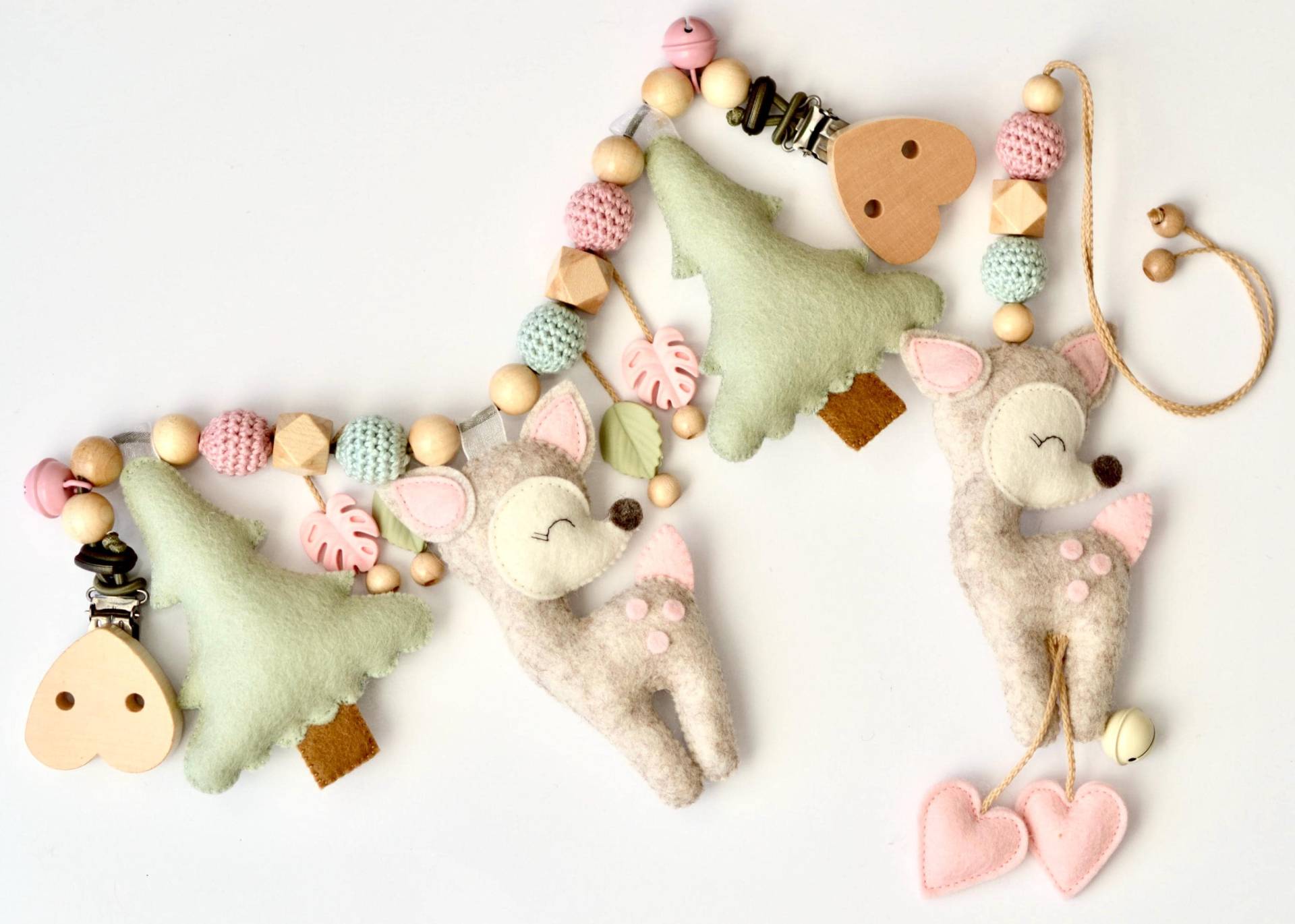 2Er Set „Rehkitz" Kinderwagenkette Und Maxi Cosi Anhänger von Etsy - SchoeffBoutique