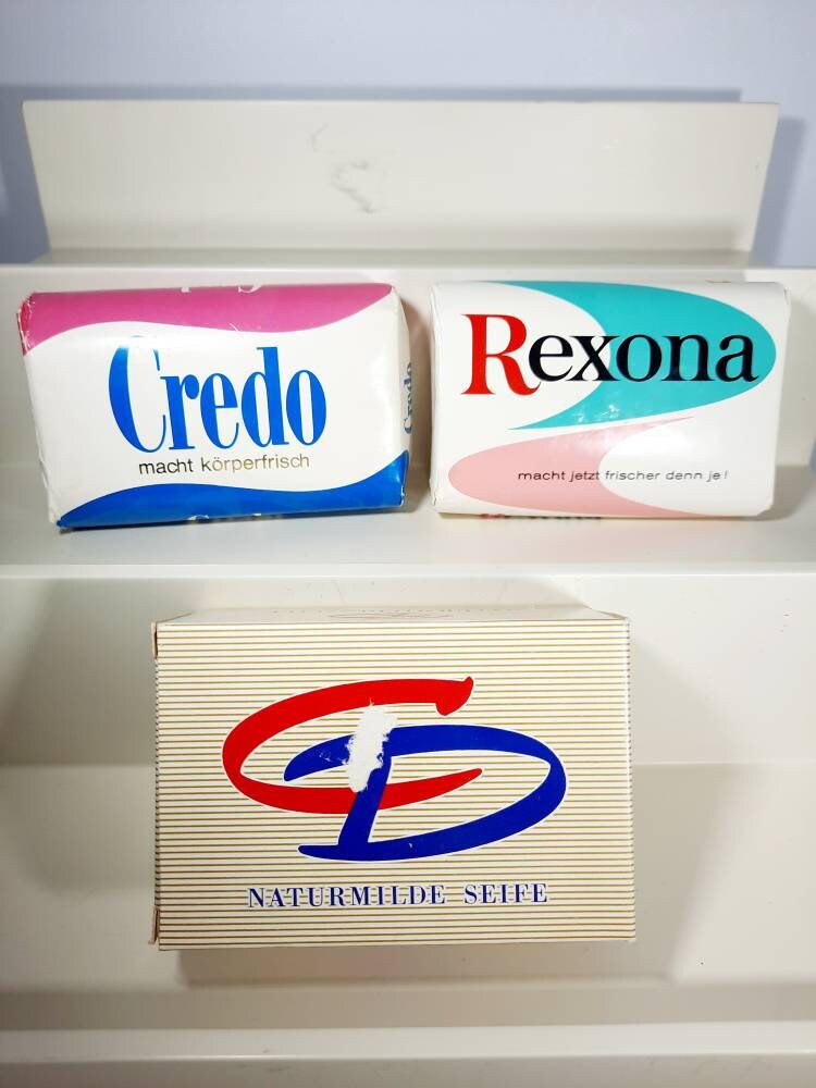 Seifen Credo Rexona Cd 3 Stück 60Er Jahre von Etsy - SecondChanceVintageD