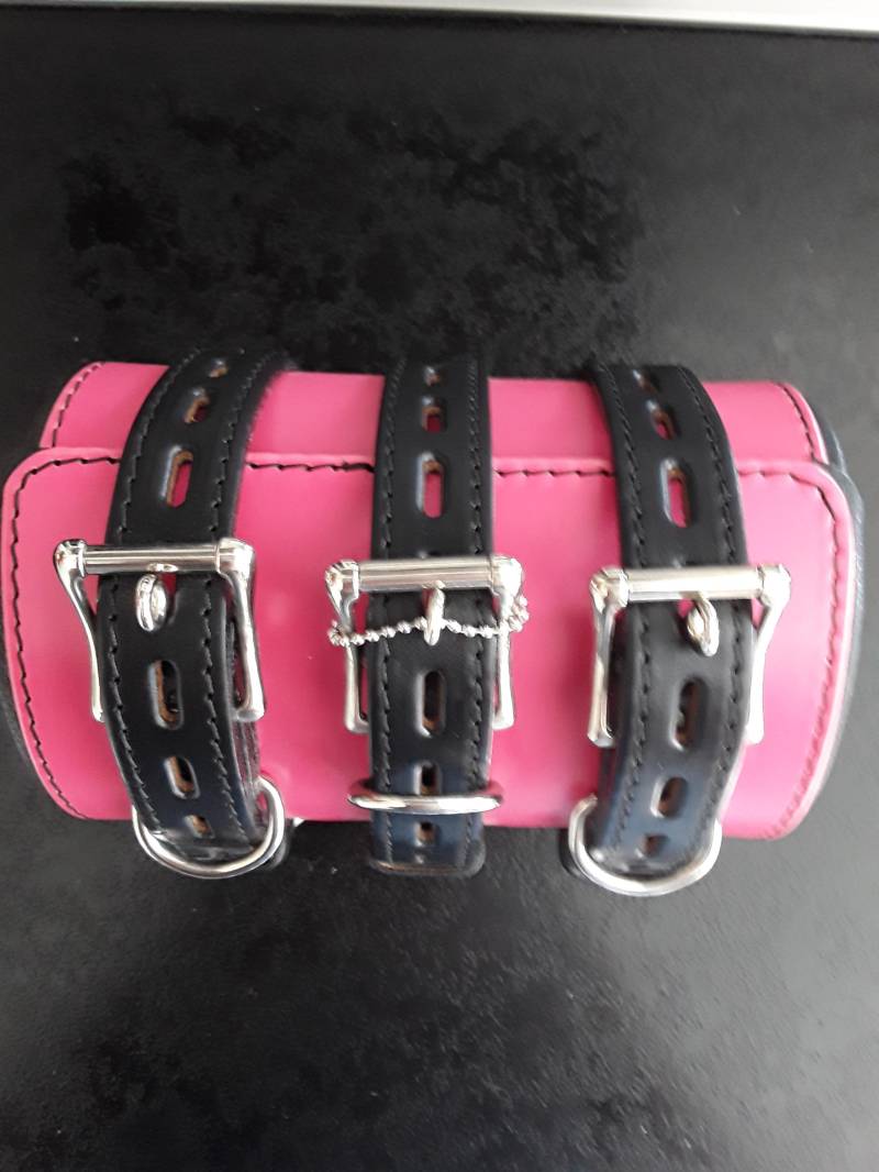 Armfessel Leder Pink von Etsy - SecretsundMehr