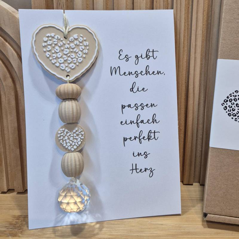 Geschenk Herzensmensch | Danke Geburtstag Sonnenfänger Glücksbringer Beste Freundin von Etsy - SeelenPrints