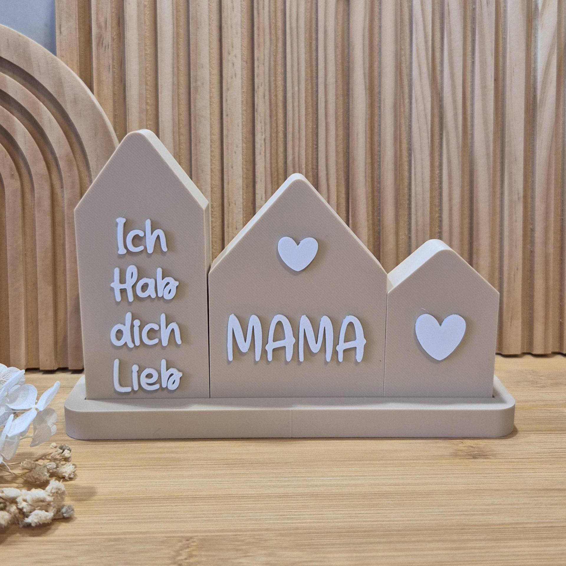 Geschenk Mama | Danke Muttertag Geburtstag Deko Häuser von Etsy - SeelenPrints
