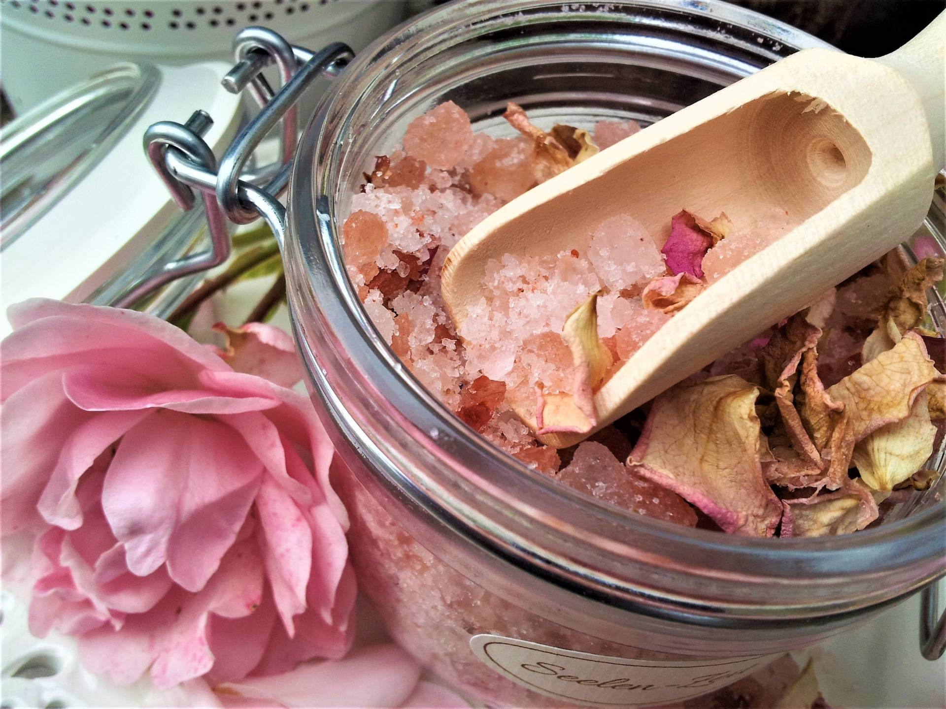Himalaya Badesalz Mit Rose + Kokosöl 200G, Natur Himalaya Badesalz Mit Rose + Kokosöl 200G, Natur von Etsy - SeelenZeit