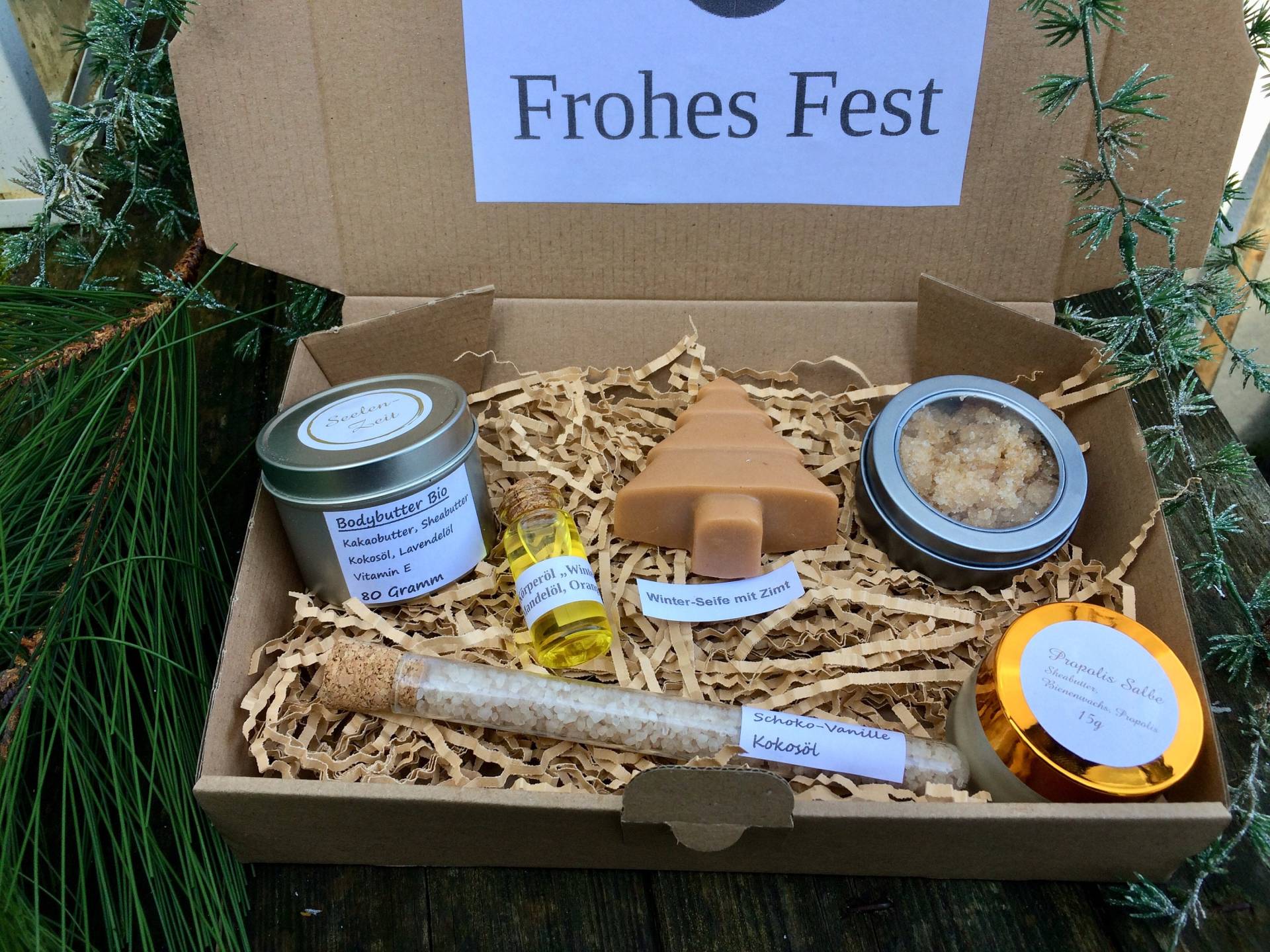 Natur Geschenkbox, Weihnachten, Spa, Selfcare, Wellness von Etsy - SeelenZeit