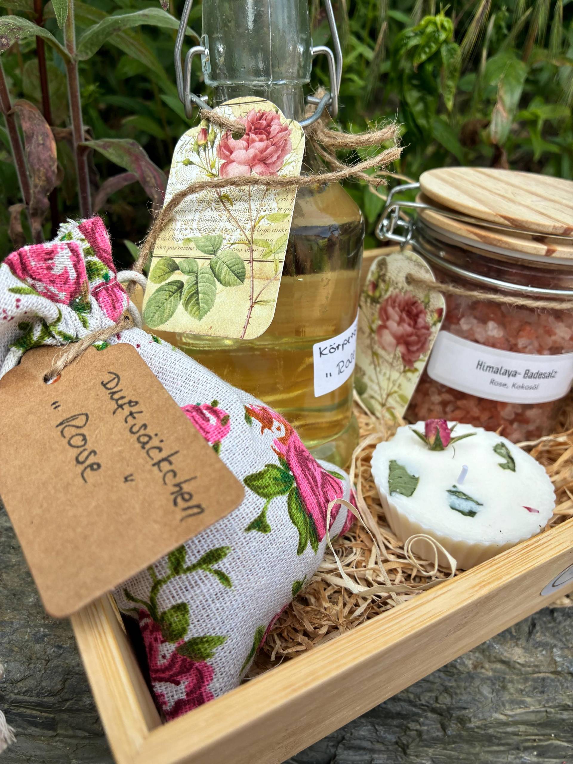 Wellness Set, Verwöhnset Mit Naturprodukten Rose Wellness Set, Verwöhnset Mit Naturprodukten Rose von Etsy - SeelenZeit
