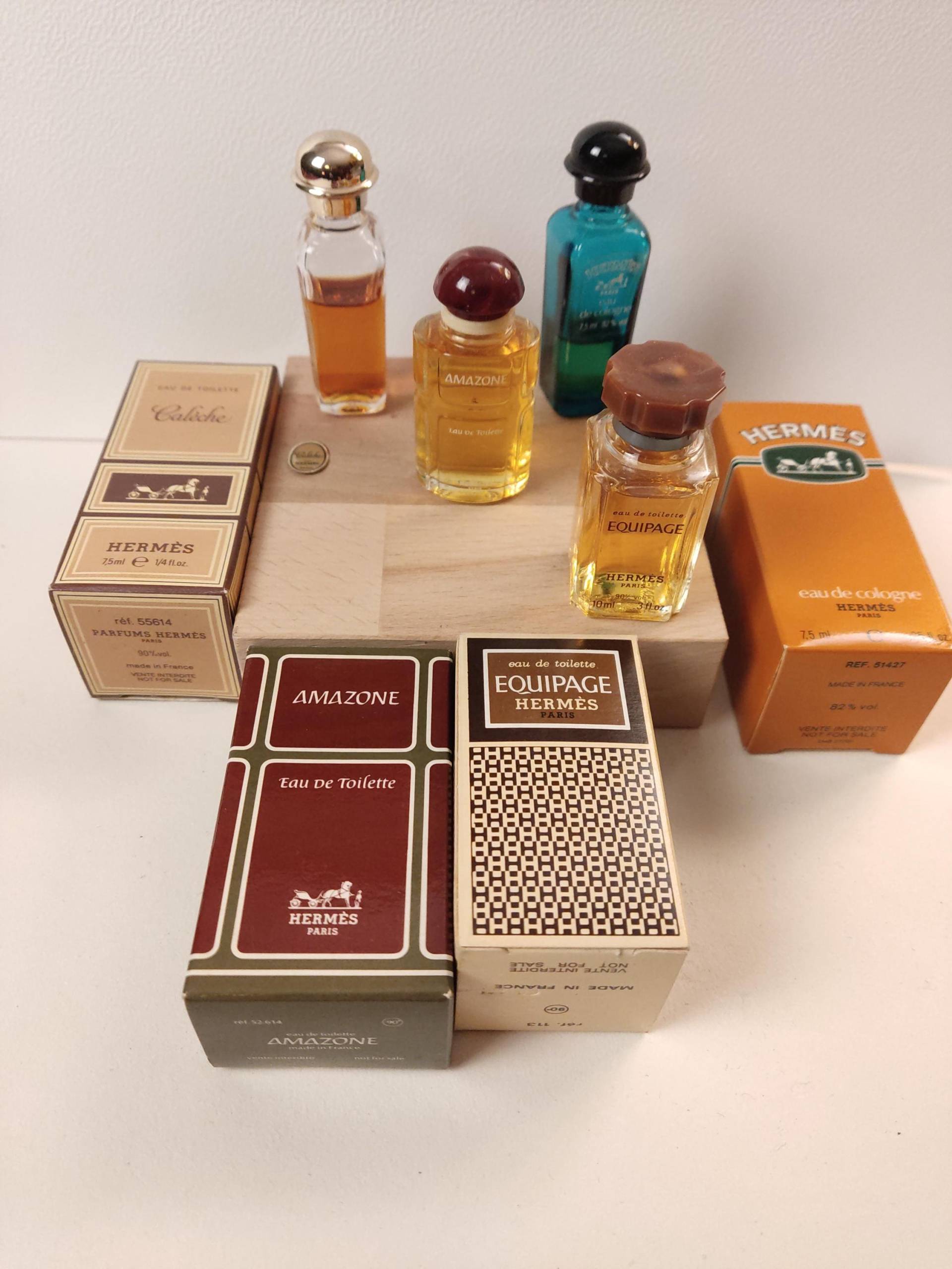Hermes Vintage Miniature Parfums. Amouage, Orange, Caleche Mit Box von Etsy - SeifenhexeBerlin
