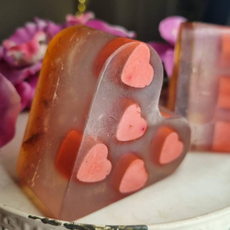 Seife Herzchenseife Rose Handseife Wellness Geschenk Duft von Etsy - Seifenoma