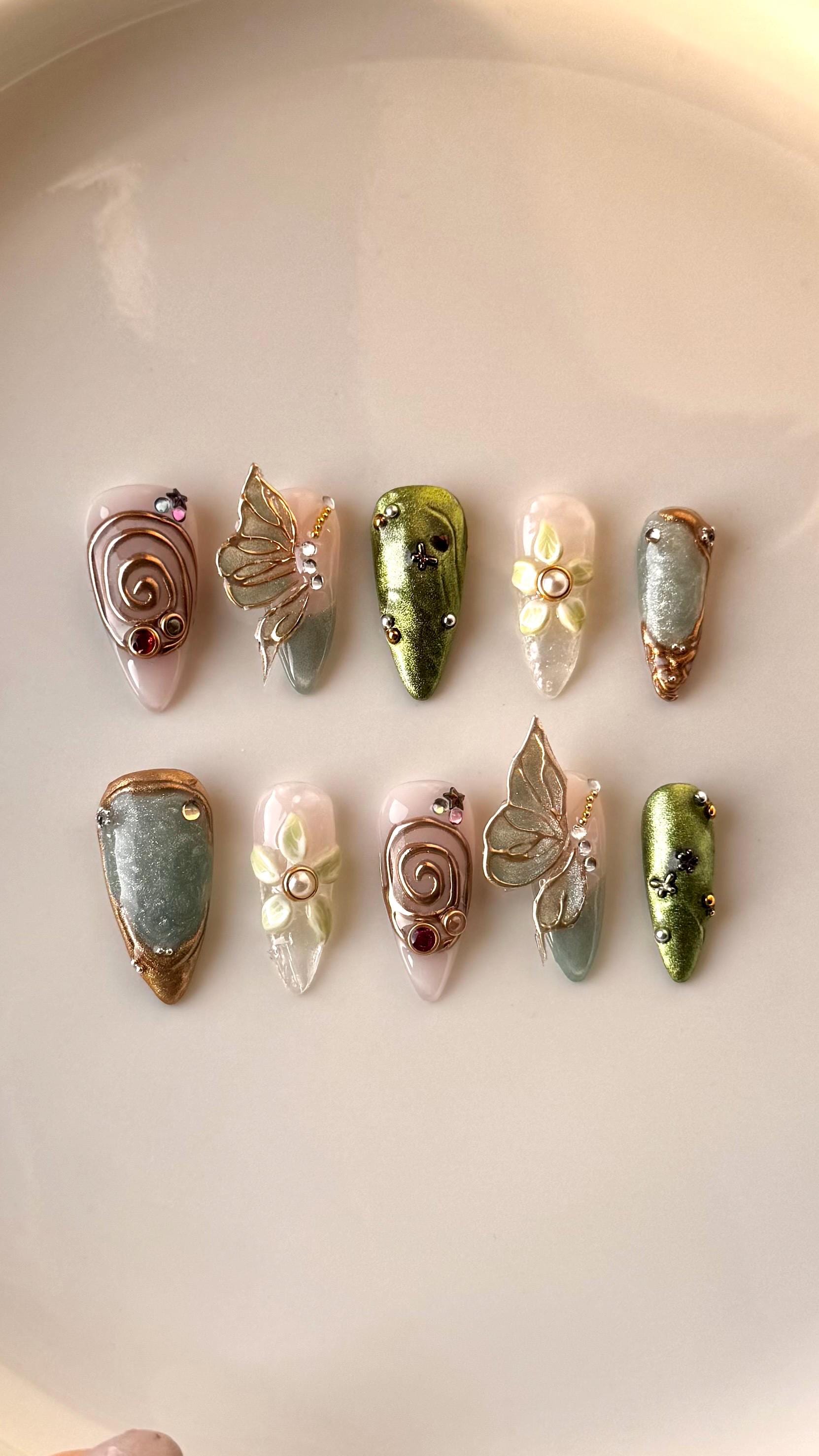 Aurelia Wings | Press On Nails Aurelia Wings | Press On Nails von Etsy - SelestiaCo