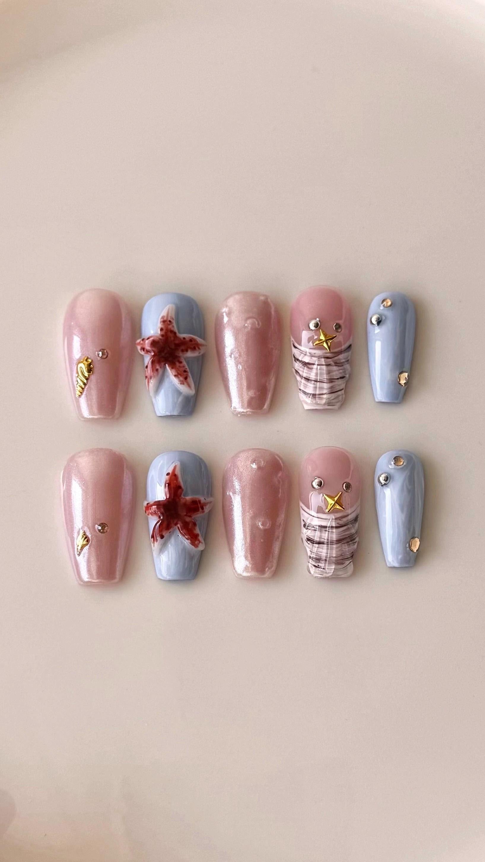 Oceanic Muse | Press On Nails Oceanic Muse | Press On Nails von Etsy - SelestiaCo