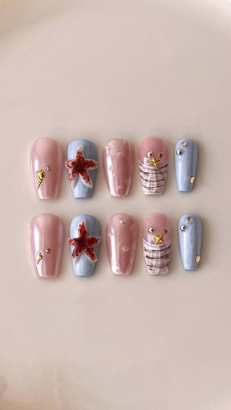 Oceanic Muse | Press On Nails Oceanic Muse | Press On Nails von Etsy - SelestiaCo