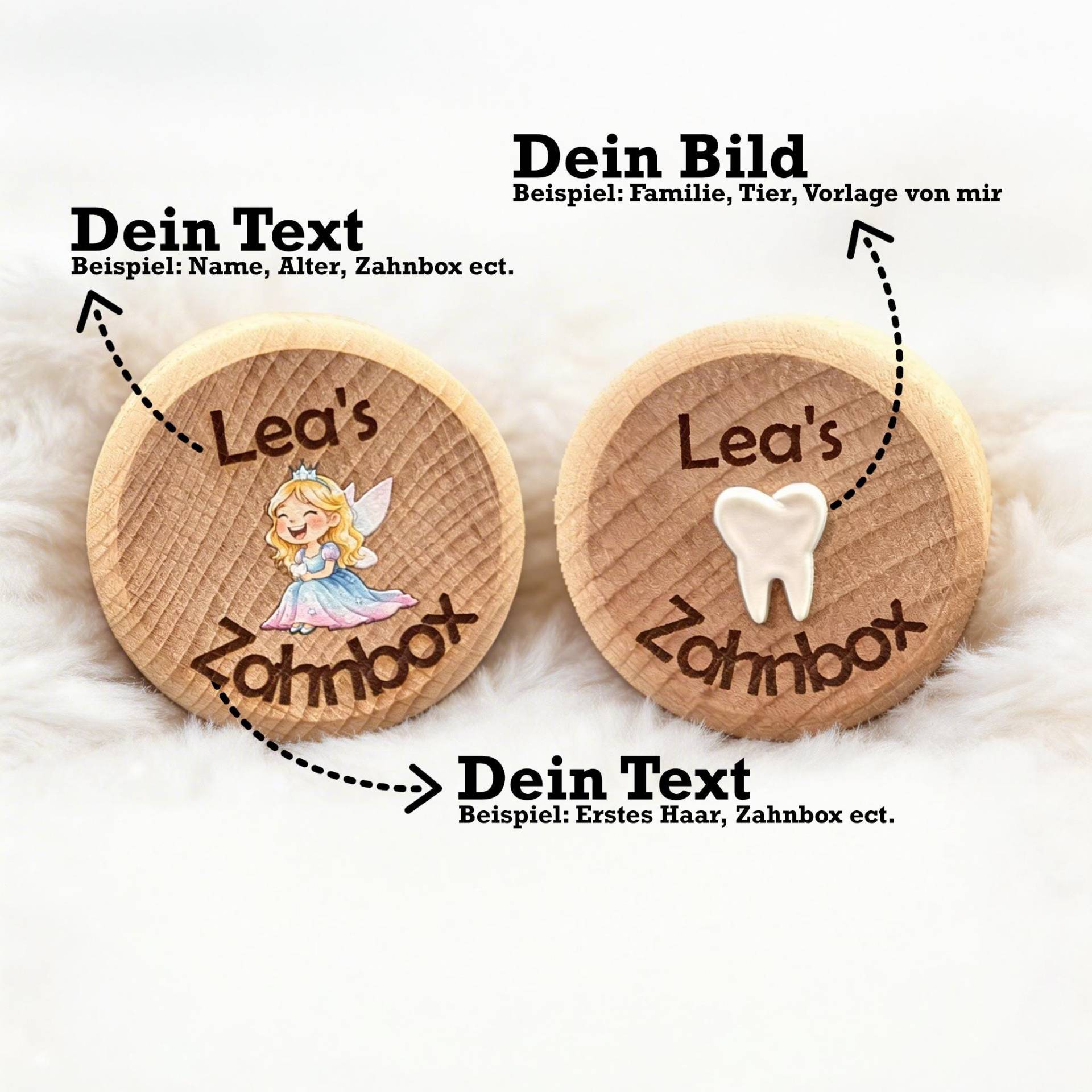 Zahnbox, Zahndose Personalisiert, Individuell Aus Holz Als Geschenk Zur Geburt, Taufe Erinnerung. Erste Locke/Zahn, Erster Milchzahn von Etsy - SelfmadeFromJulia